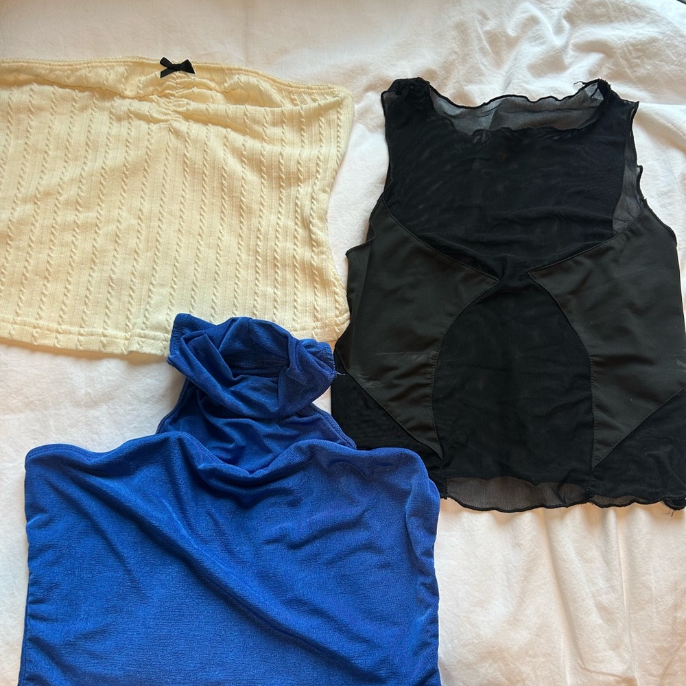 Bundle of Shein going out tops!! $15 for all three!!